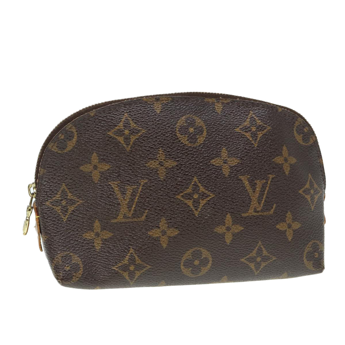 LOUIS VUITTON Monogram Pochette Cosmetic PM Cosmetic Pouch LV Auth