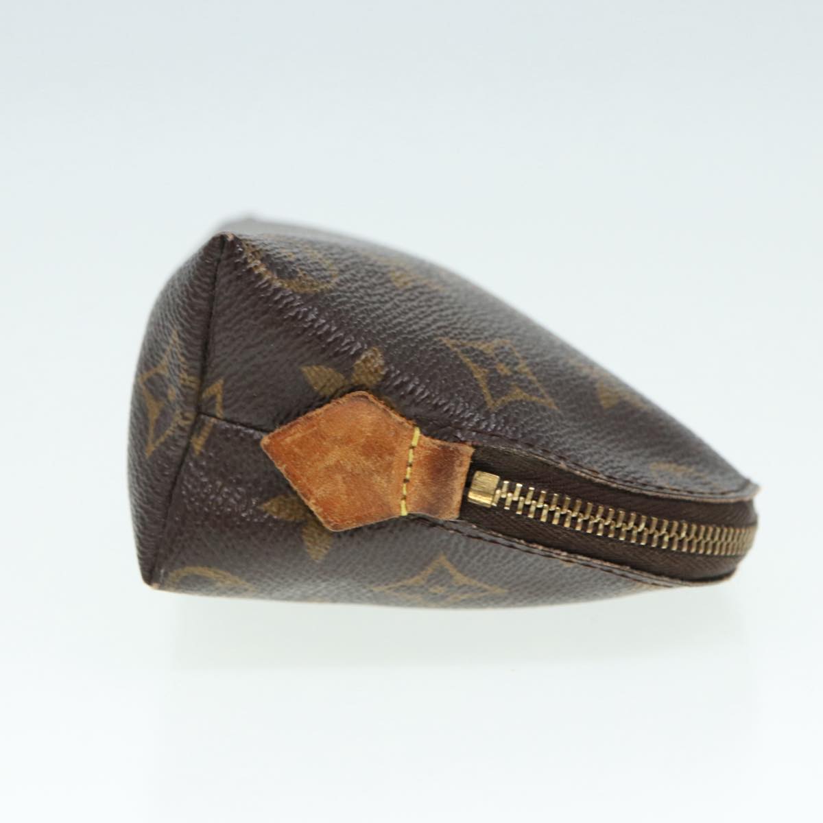 LOUIS VUITTON Monogram Pochette Cosmetic PM Cosmetic Pouch LV Auth
