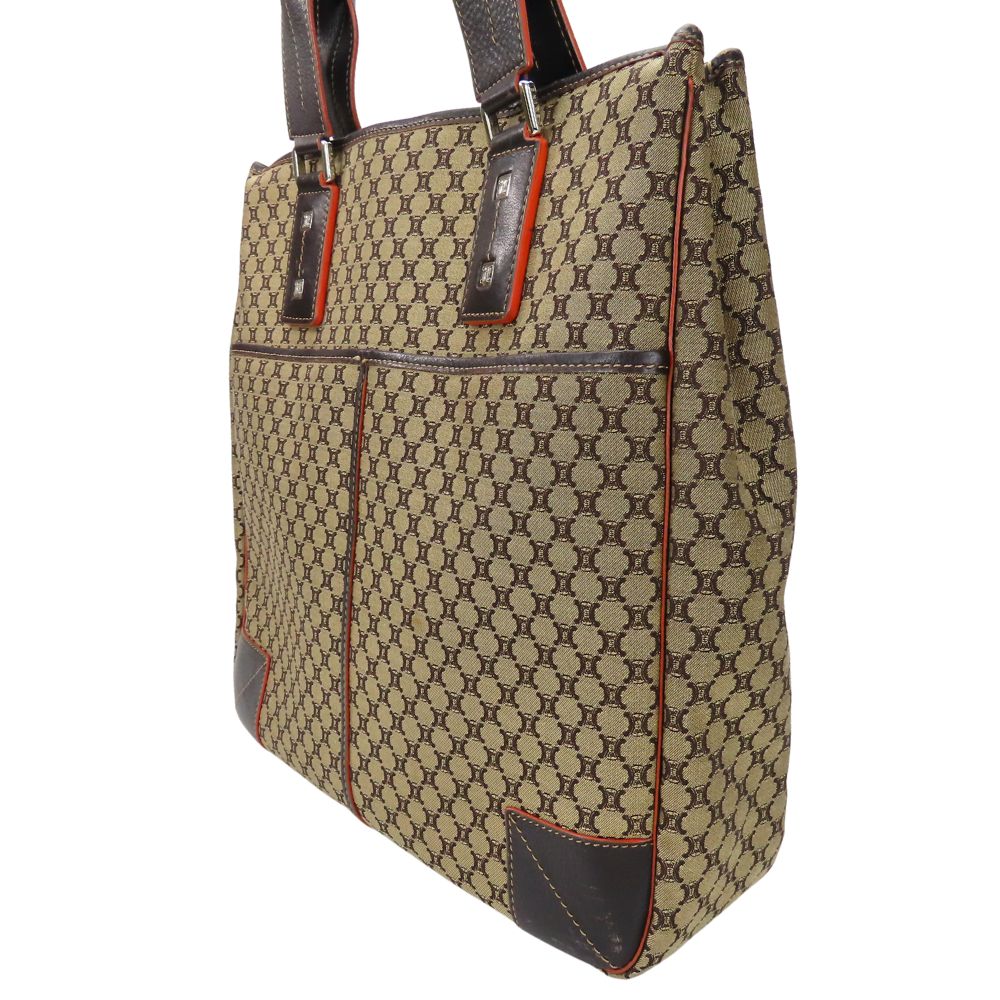 CELINE Tote Bag canvas Brown