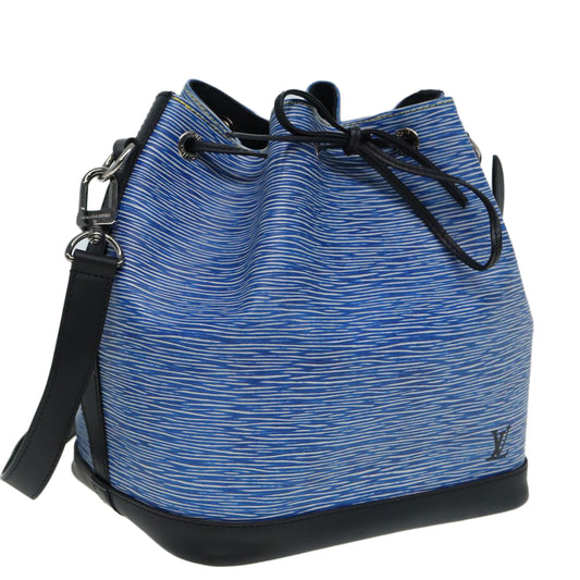 LOUIS VUITTON Epi Petit Noe Shoulder Bag Blue M54636 LV Auth 84402