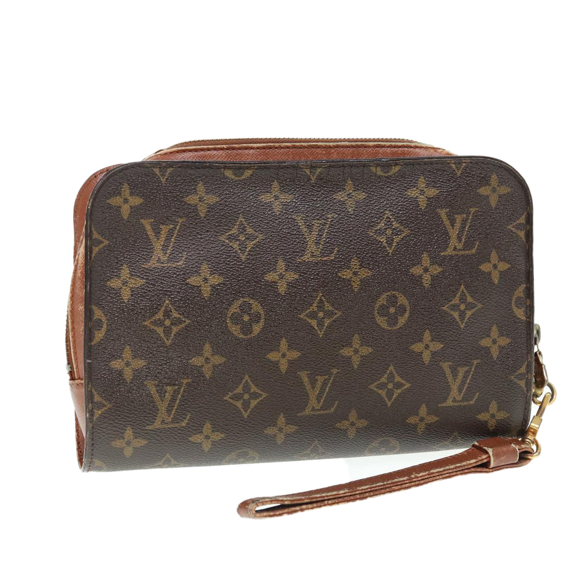 LOUIS VUITTON Monogram Orsay Clutch Bag LV Auth