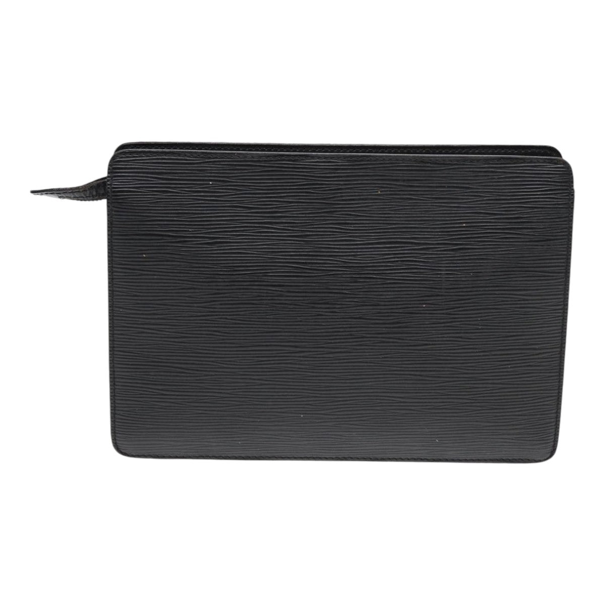 LOUIS VUITTON Epi Pochette Homme Clutch Bag Black Noir LV Auth