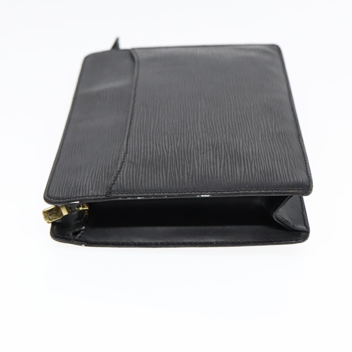 LOUIS VUITTON Epi Pochette Homme Clutch Bag Black Noir LV Auth