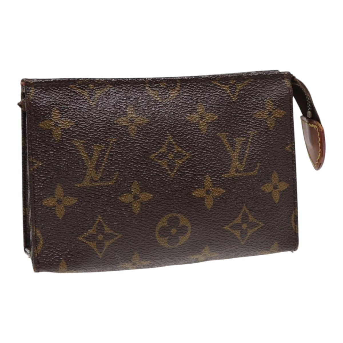 LOUIS VUITTON Monogram Poche Toilette 15 Pouch LV Auth