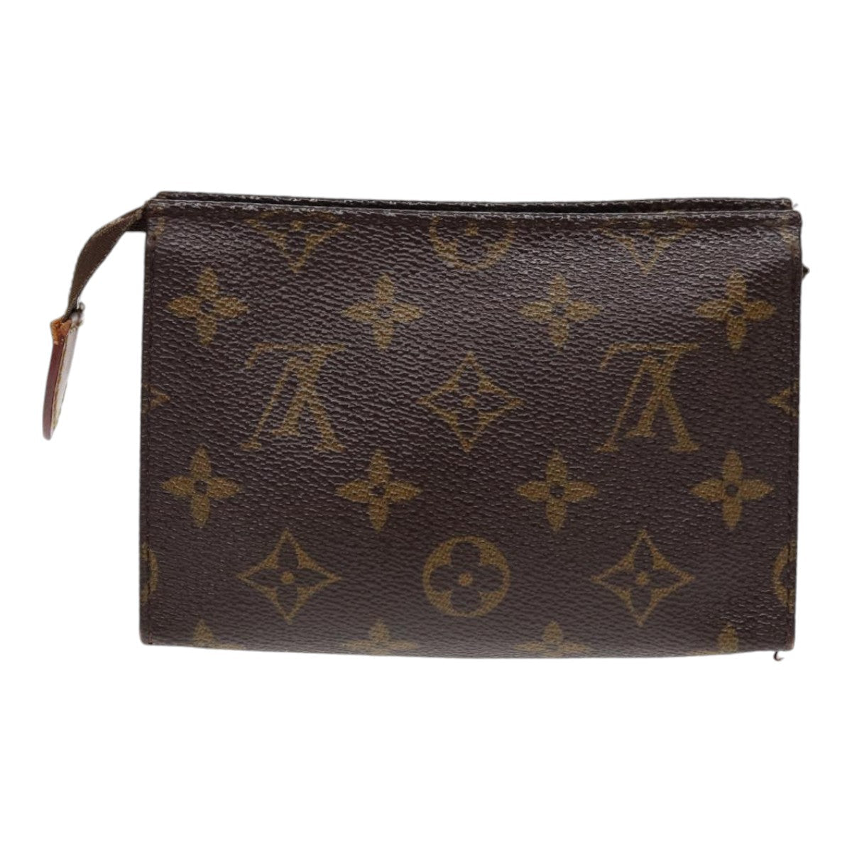 LOUIS VUITTON Monogram Poche Toilette 15 Pouch LV Auth