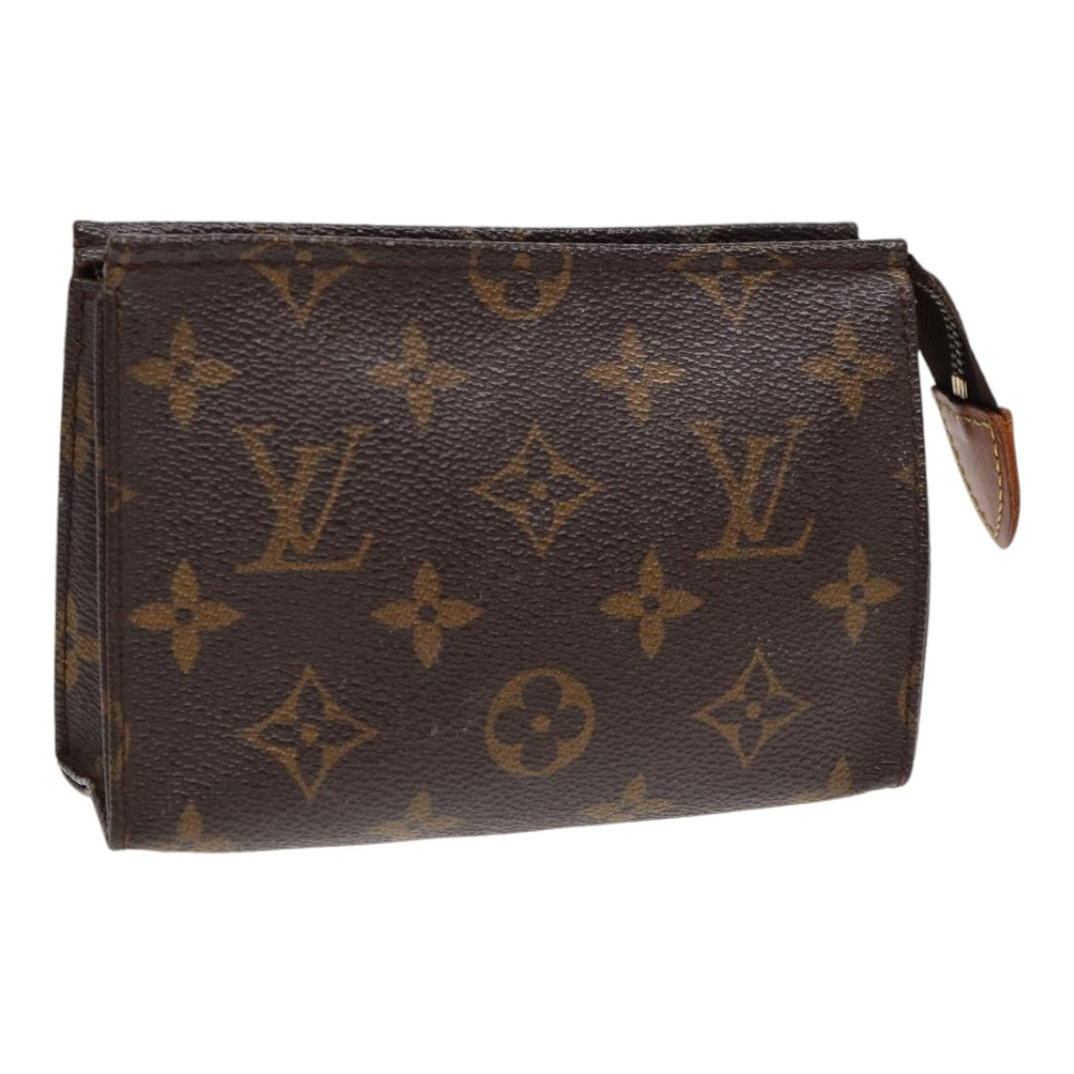LOUIS VUITTON Monogram Poche Toilette 15 Pouch LV Auth