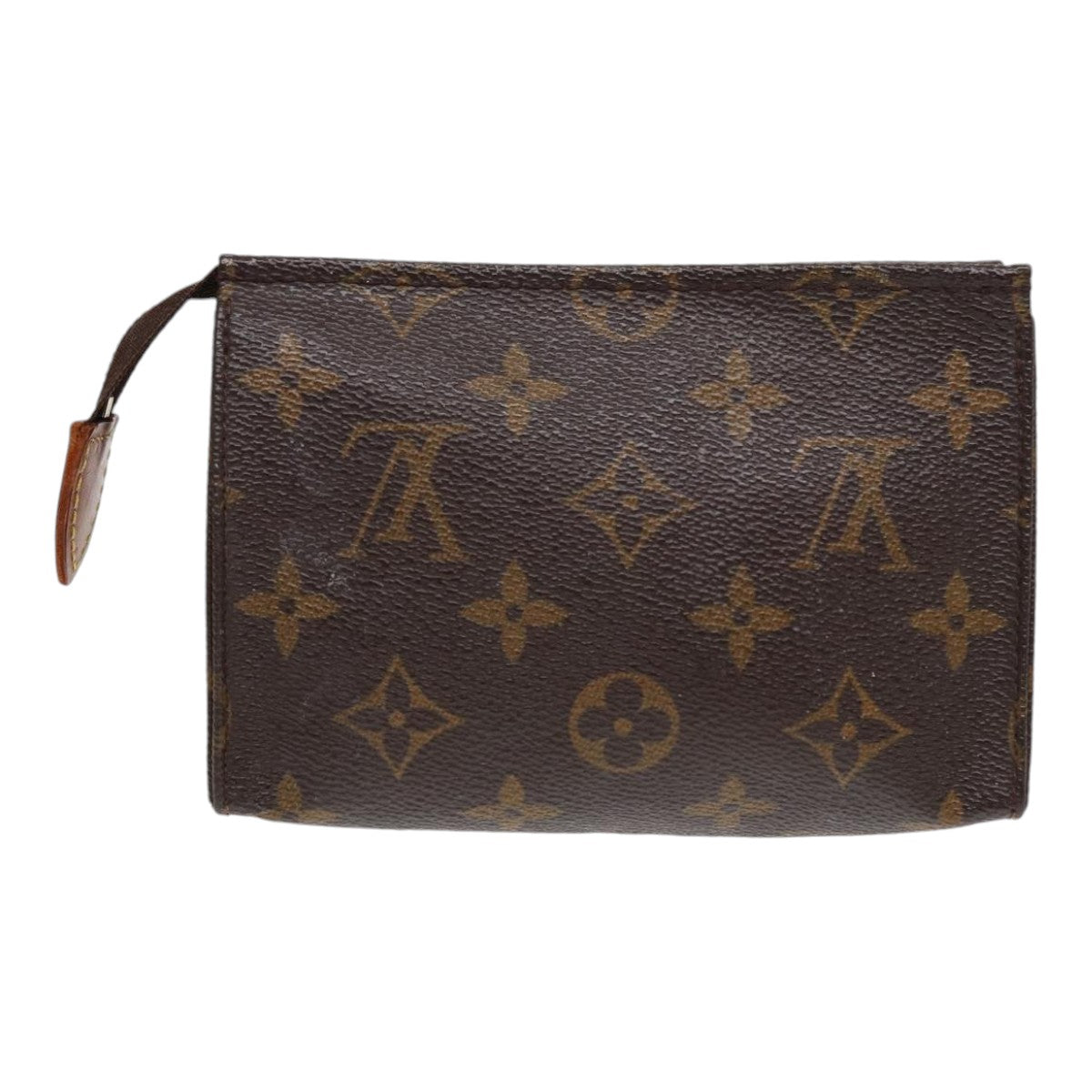 LOUIS VUITTON Monogram Poche Toilette 15 Pouch LV Auth