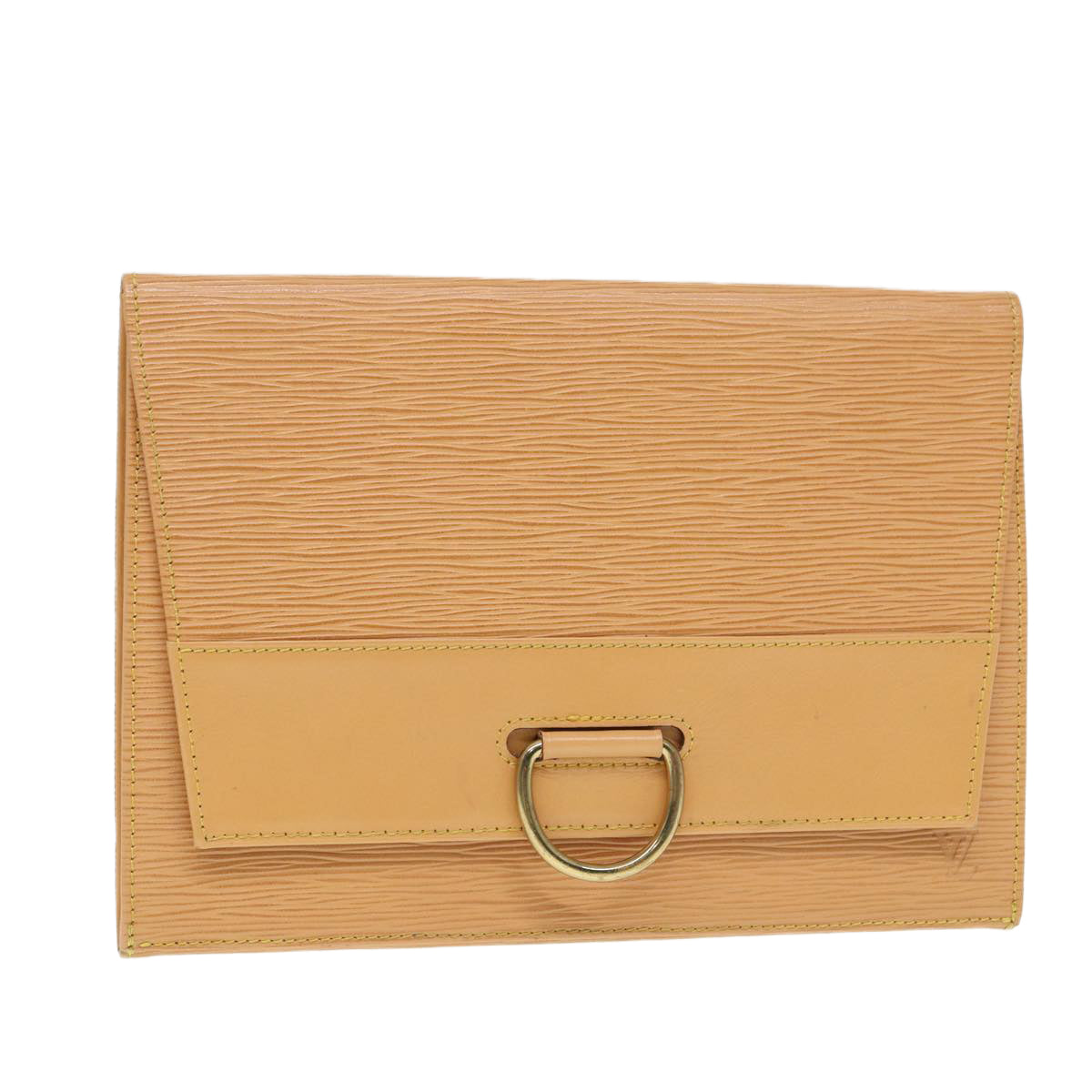 LOUIS VUITTON Epi Jena Clutch Bag Winnipeg Beige LV Auth