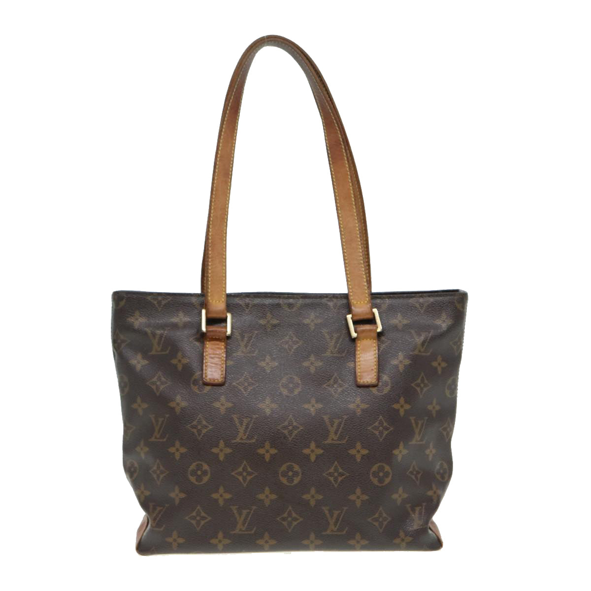 LOUIS VUITTON Monogram Cabas Piano Tote Bag LV Auth