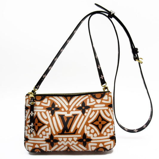 Louis Vuitton Coated Canvas Pochette Shoulder Bag
