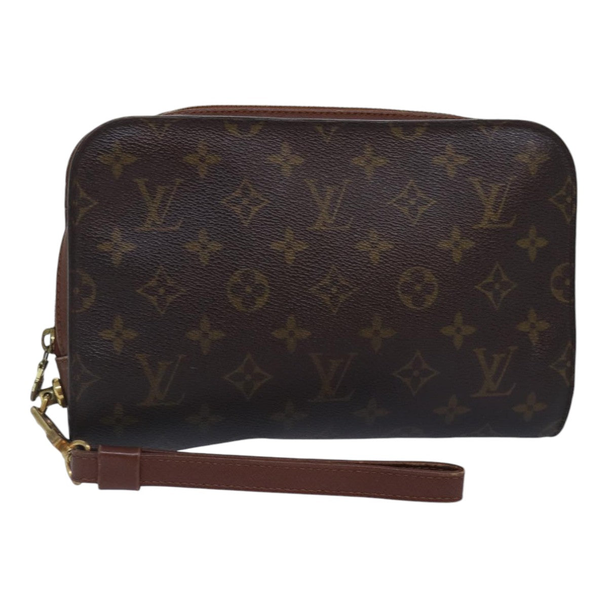LOUIS VUITTON Monogram Orsay Clutch Bag LV Auth