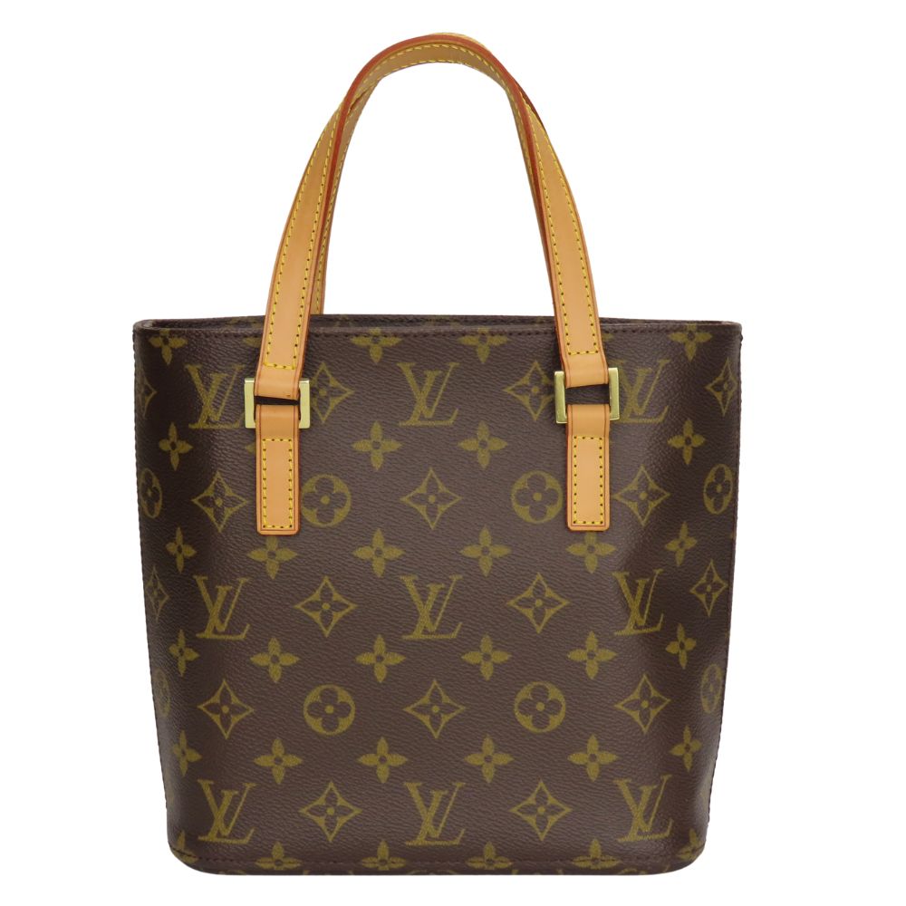 LOUIS VUITTON Handbag Monogram, Tanned Leather Brown Vavan PM Women