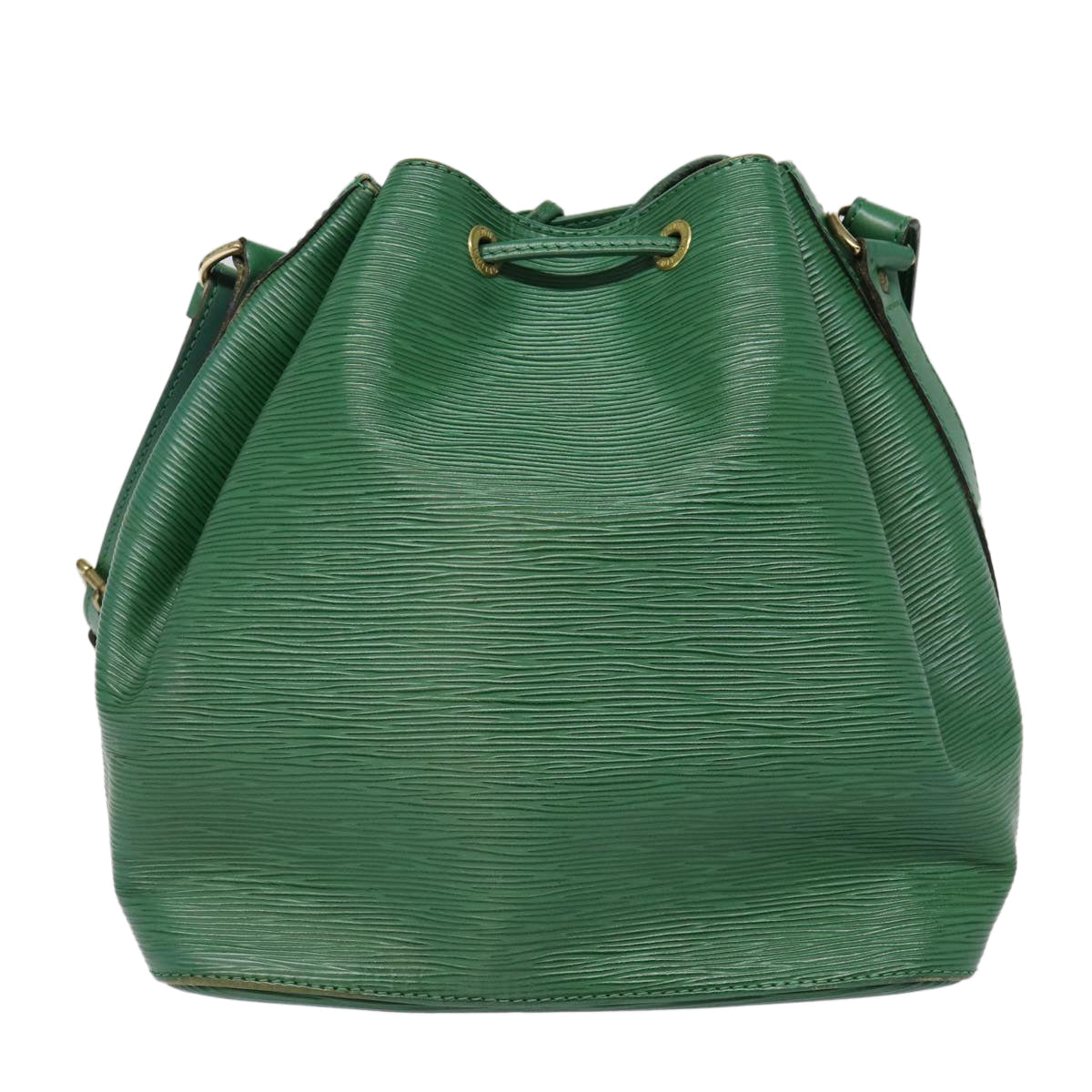 LOUIS VUITTON Epi Petit Noe Shoulder Bag Green LV Auth