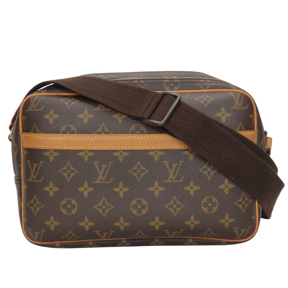 LOUIS VUITTON Shoulder Bag Monogram Brown Reporter PM