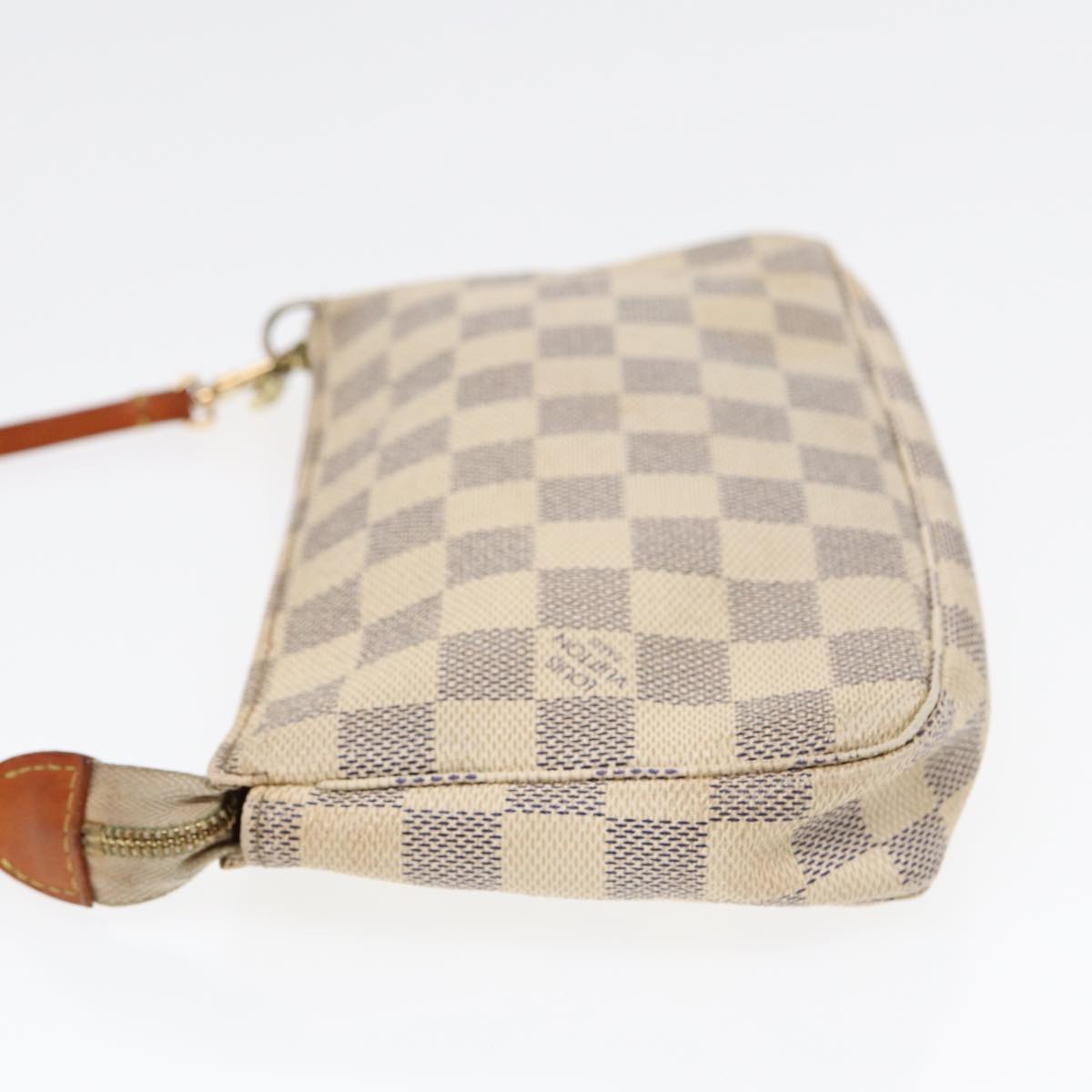 LOUIS VUITTON Damier Azur Pochette Accessoires Pouch LV Auth