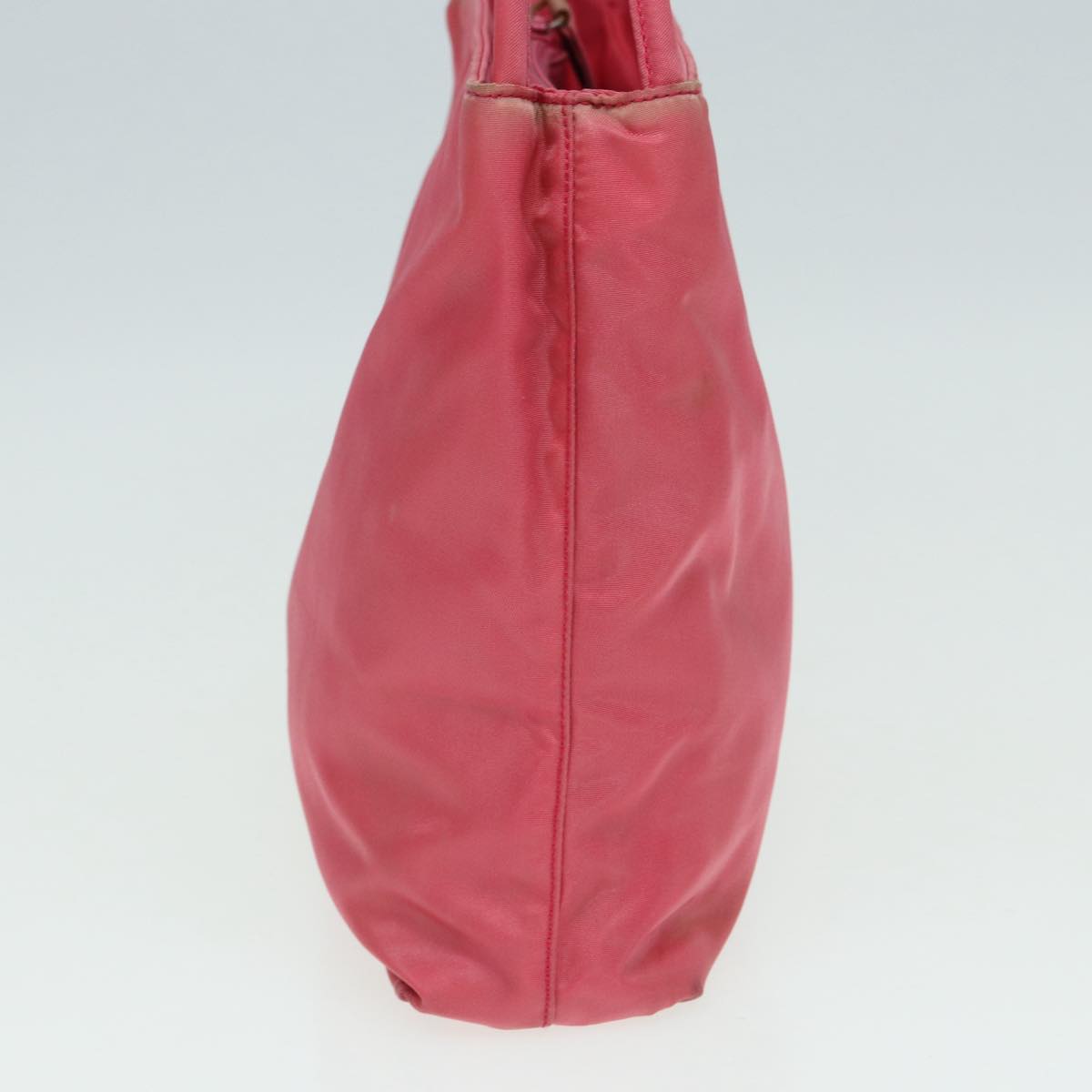 PRADA Shoulder Bag Nylon Pink Silver Auth