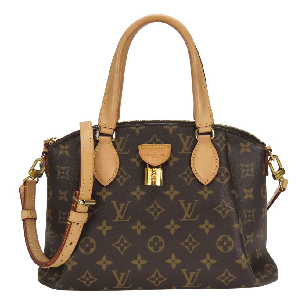 LOUIS VUITTON Handbag Monogram, Tanned Leather Brown Livory PM Women