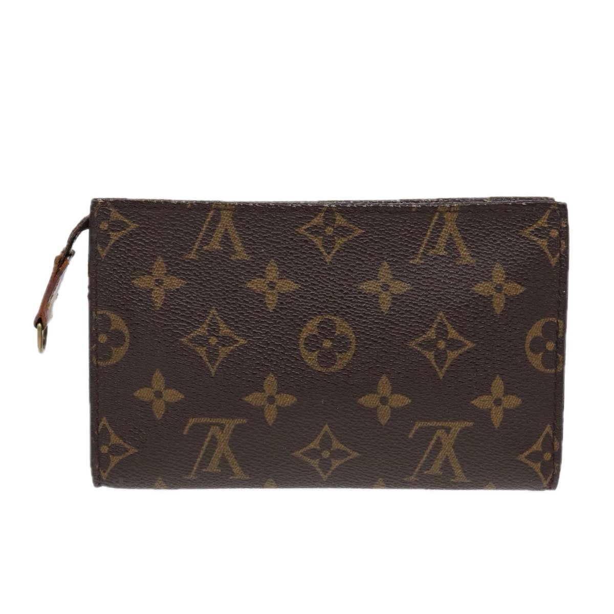 LOUIS VUITTON Monogram Bucket PM Accessory Pouch LV Auth
