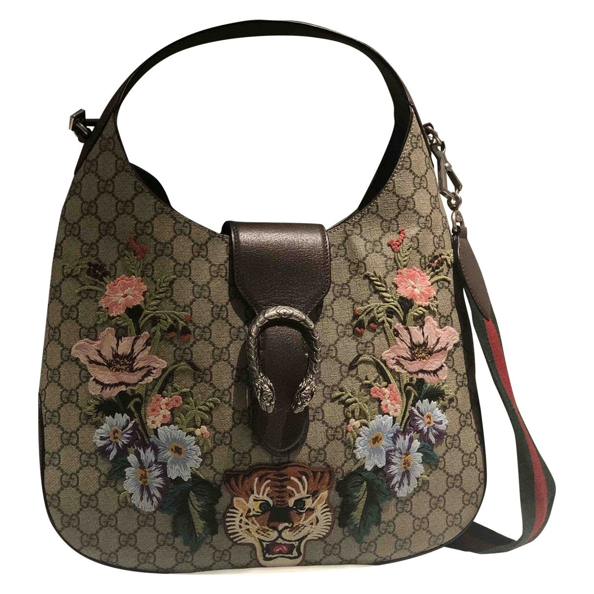 Gucci dionysus brown cloth handbag