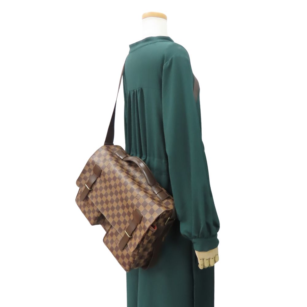 LOUIS VUITTON Shoulder Bag Damier Ebene Broadway mens