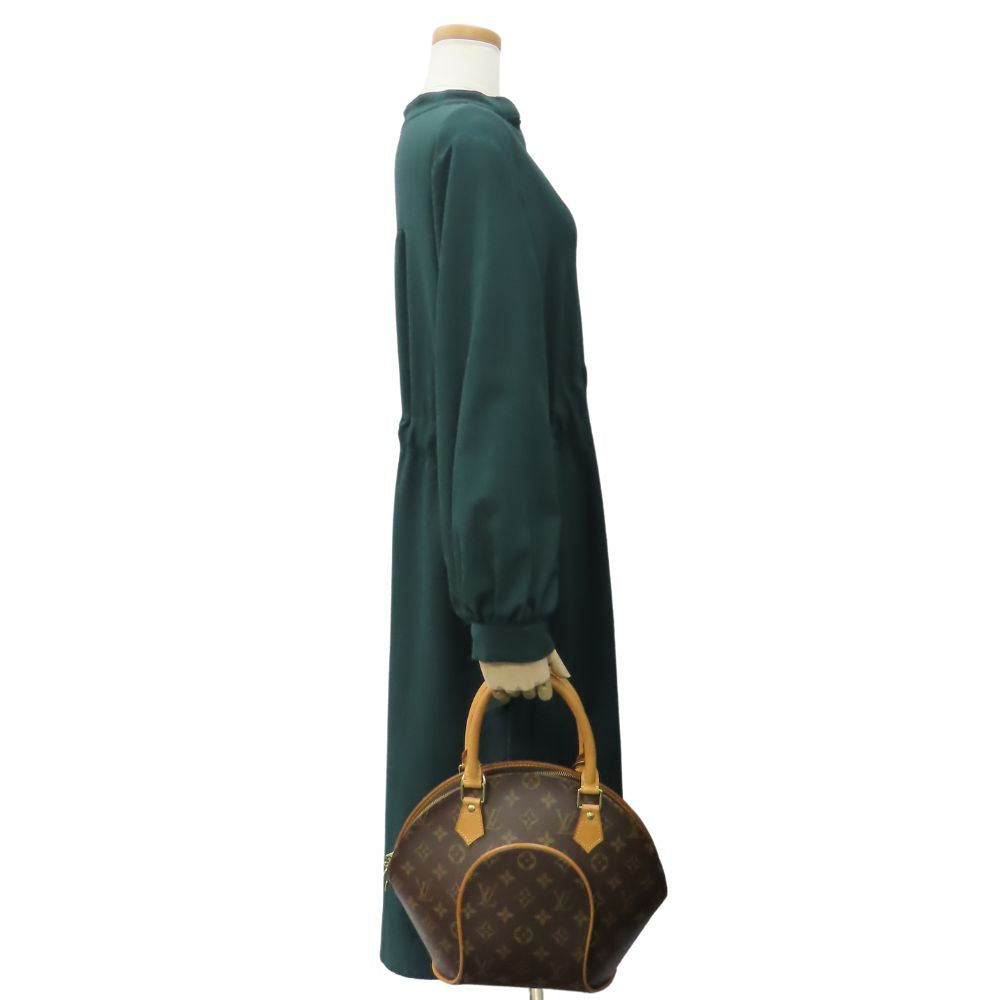 LOUIS VUITTON Handbag Monogram, Tanned Leather Brown EllipsePM Women