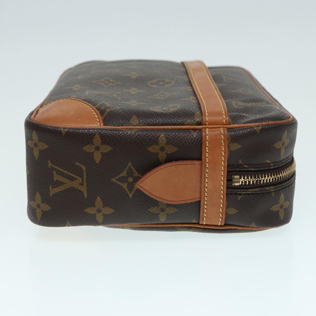 LOUIS VUITTON Monogram Compiegne 28 Clutch Bag LV Auth