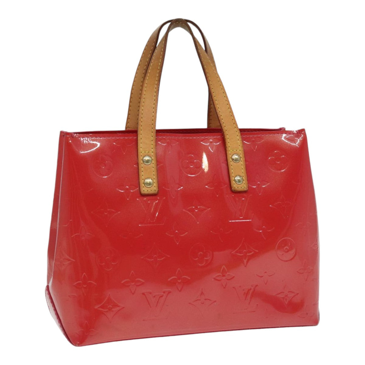 LOUIS VUITTON Monogram Vernis Reade PM Hand Bag Fran Boise M9132F LV Auth