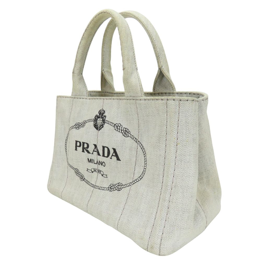Prada Canapa Canvas 2way Tote Bag