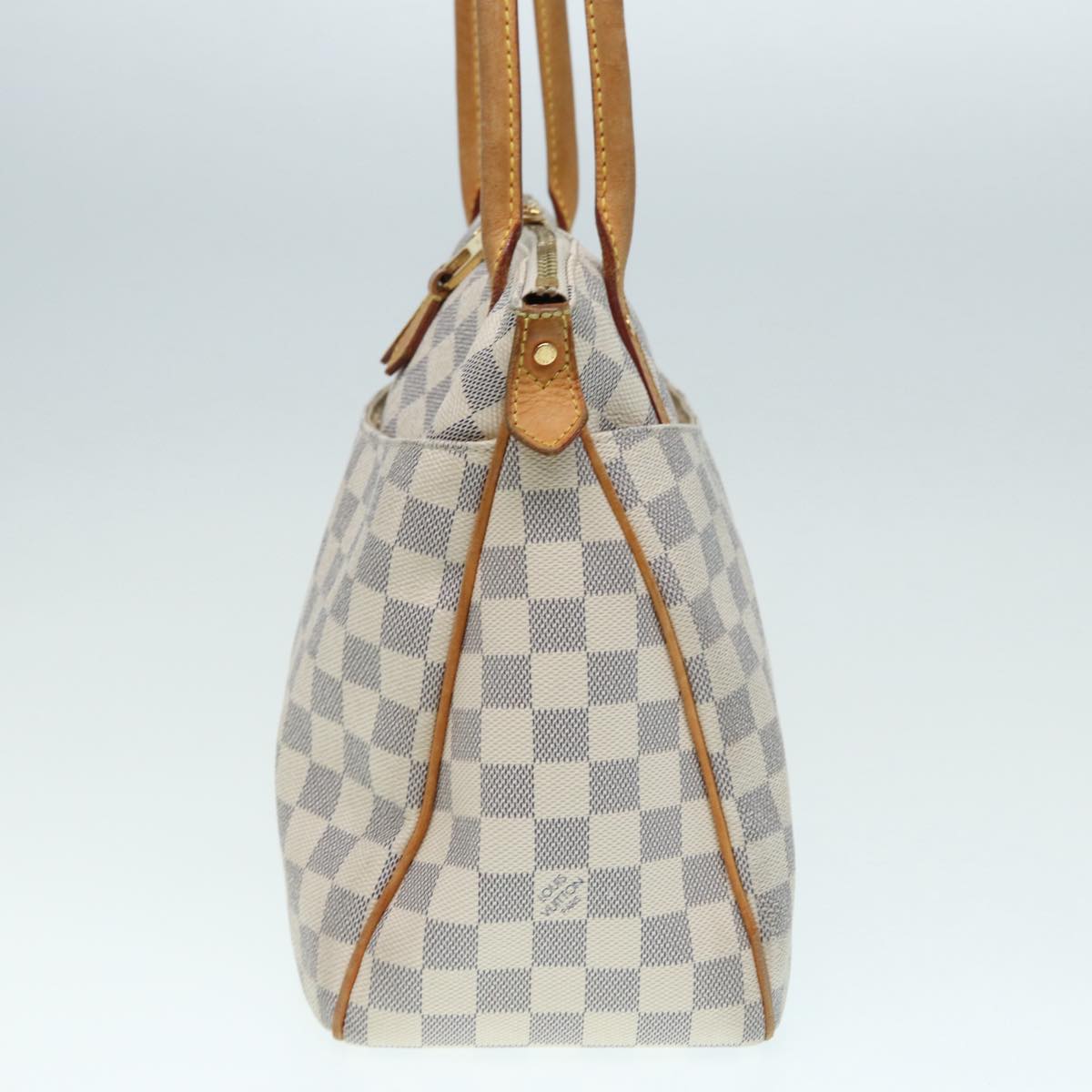 LOUIS VUITTON Damier Azur Figueri PM Shoulder Bag LV Auth
