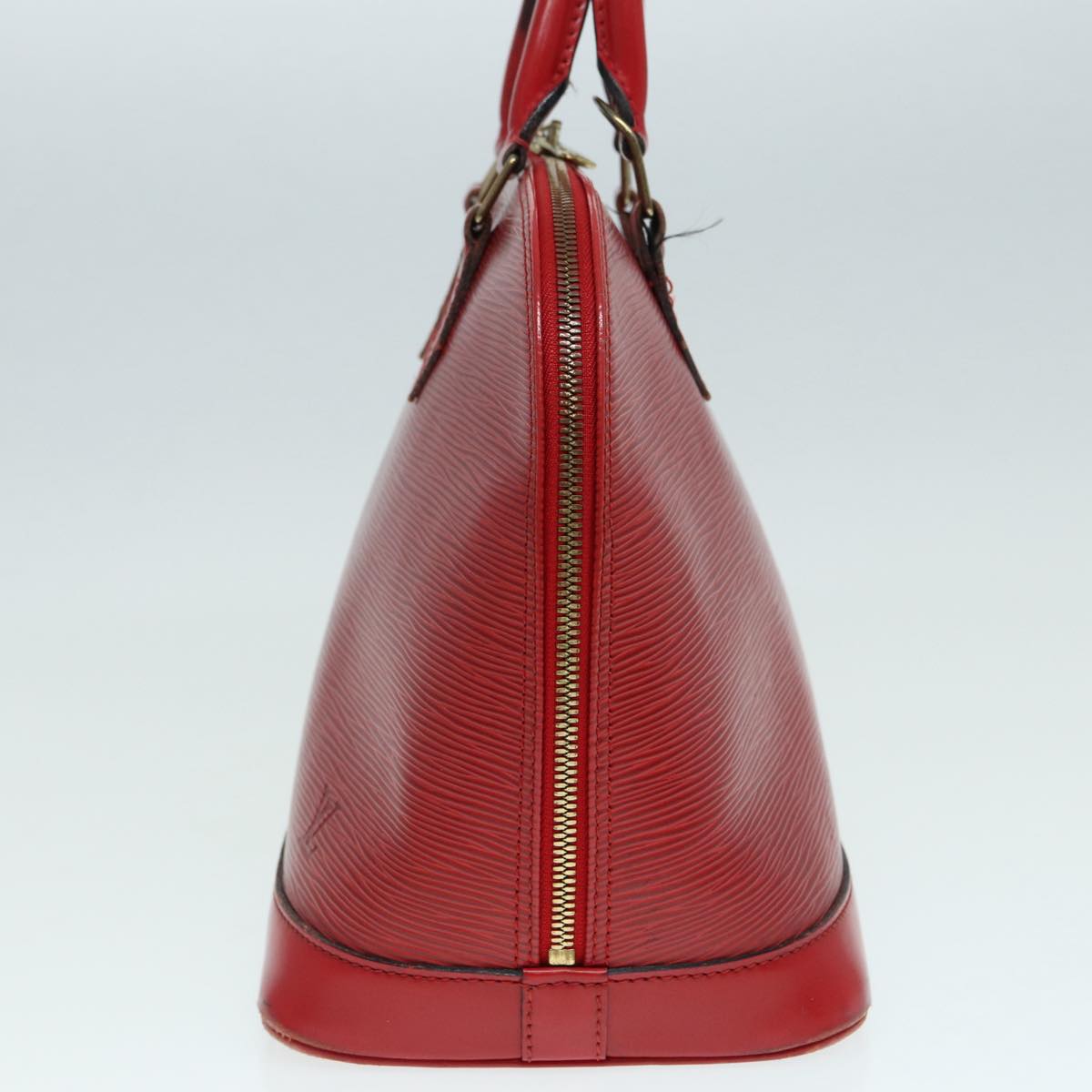 LOUIS VUITTON Epi Alma Hand Bag Castilian Red LV Auth