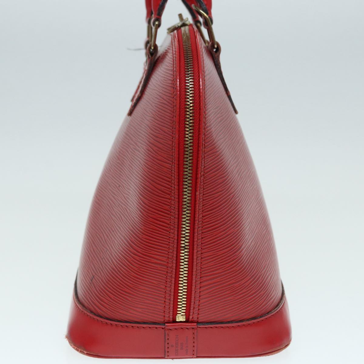 LOUIS VUITTON Epi Alma Hand Bag Castilian Red LV Auth