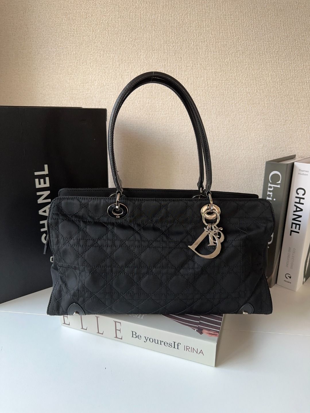 Christian Dior Cannage East West Lady Dior Bag - Black Shoulder Bags, Handbags MR06082025X841
