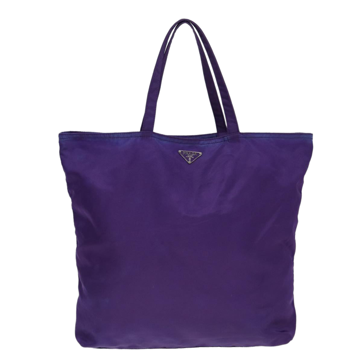 PRADA Tote Bag Nylon Purple Auth