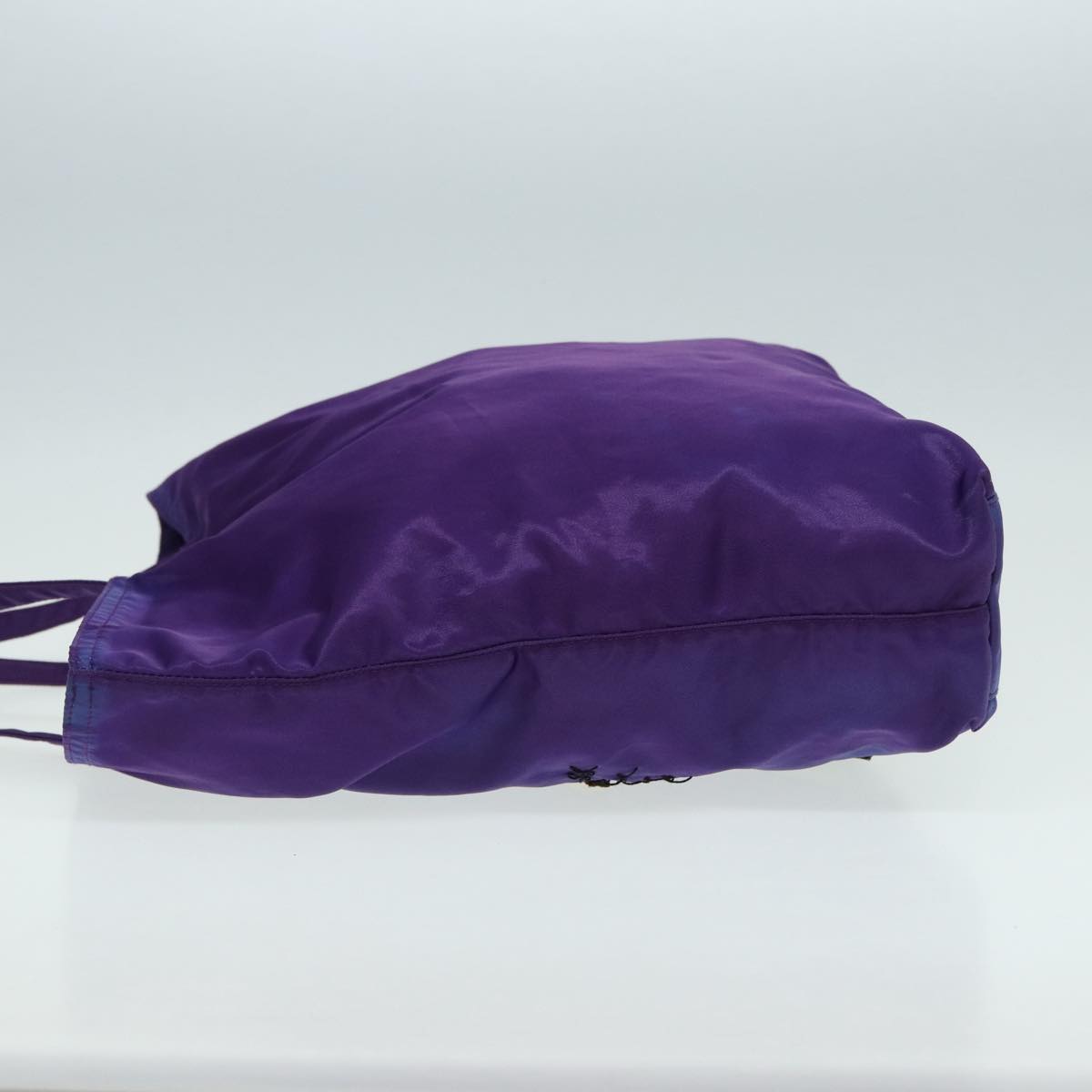 PRADA Tote Bag Nylon Purple Auth