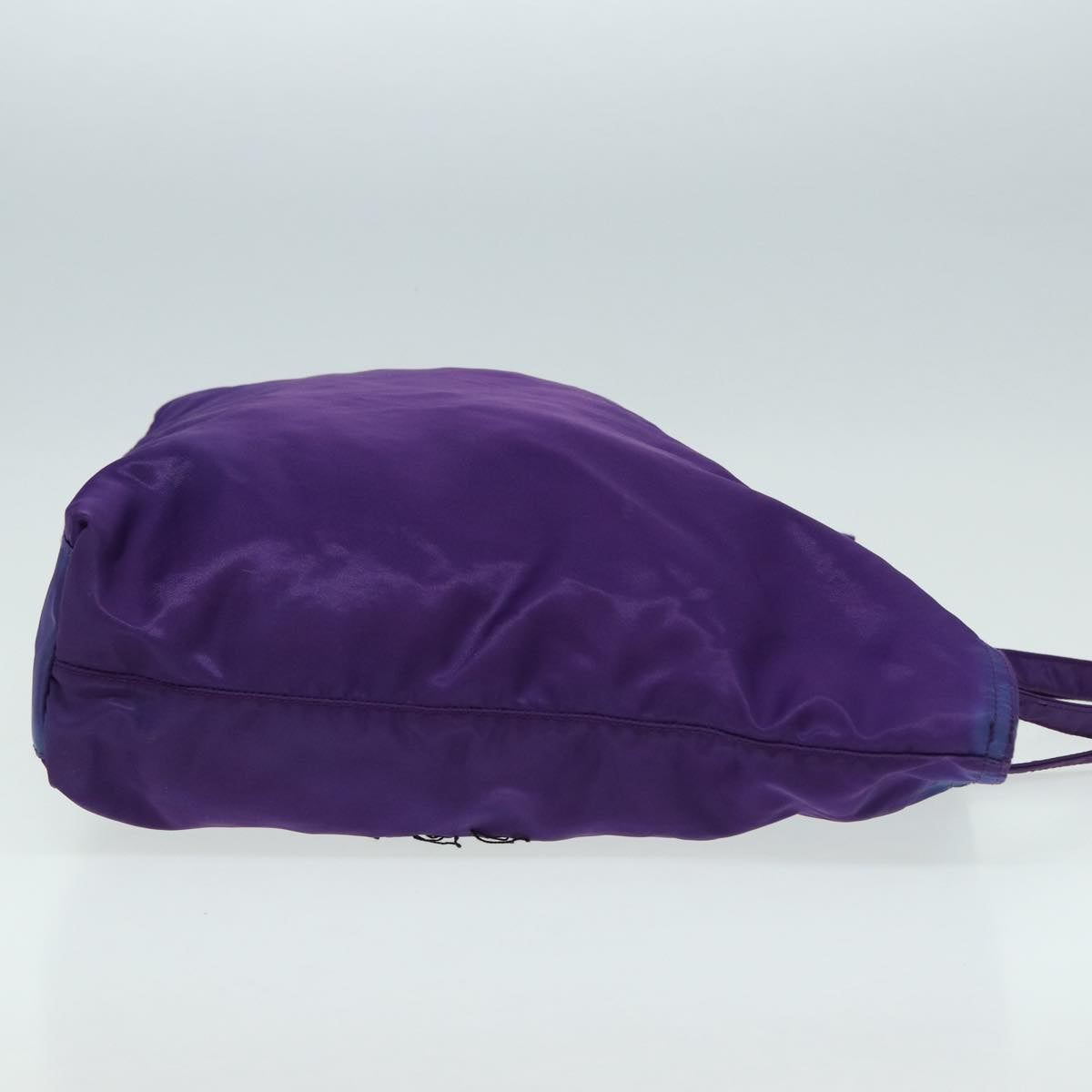 PRADA Tote Bag Nylon Purple Auth