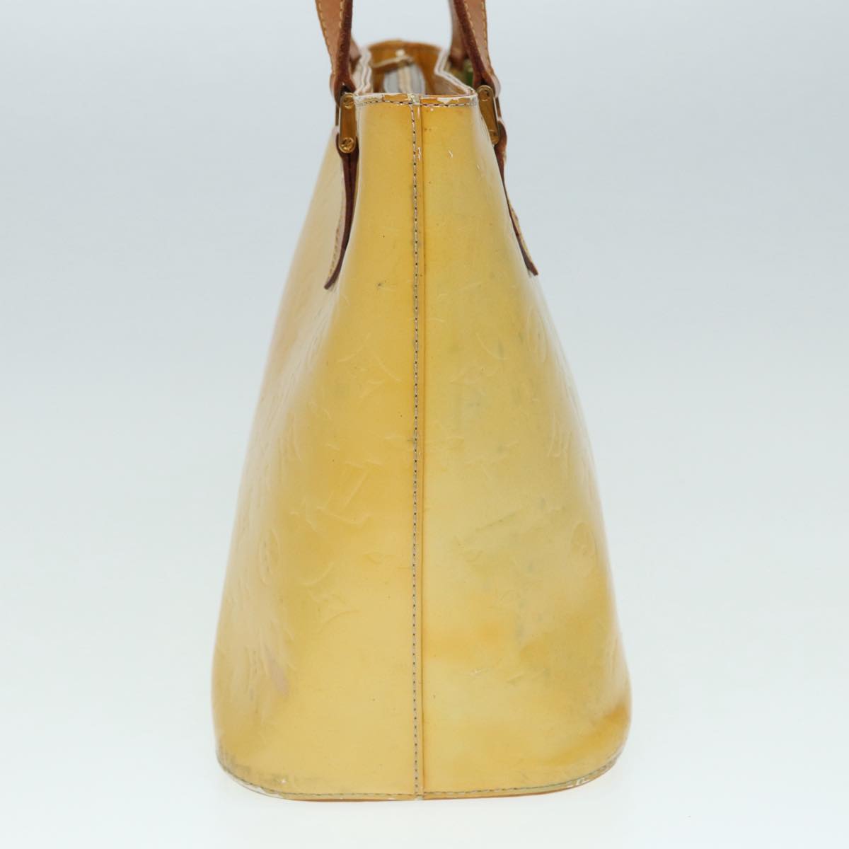 LOUIS VUITTON Monogram Vernis Houston Hand Bag Gris LV Auth