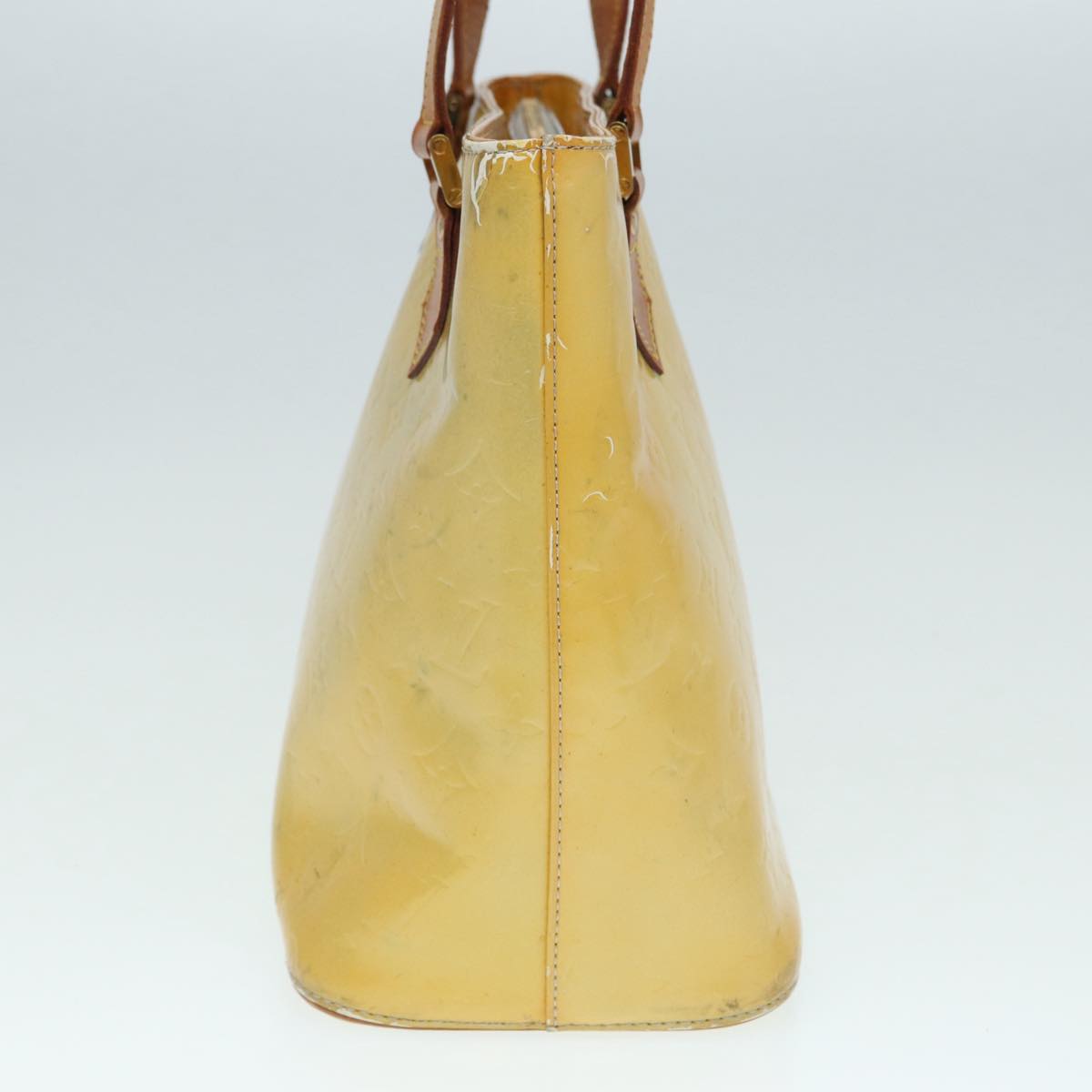 LOUIS VUITTON Monogram Vernis Houston Hand Bag Gris LV Auth