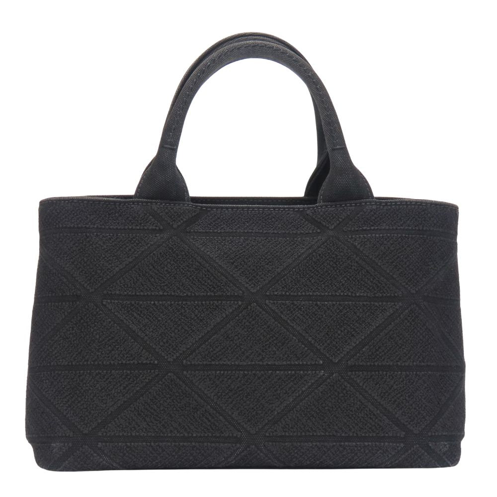 Prada Canapa Triangle Canvas 2way Bag