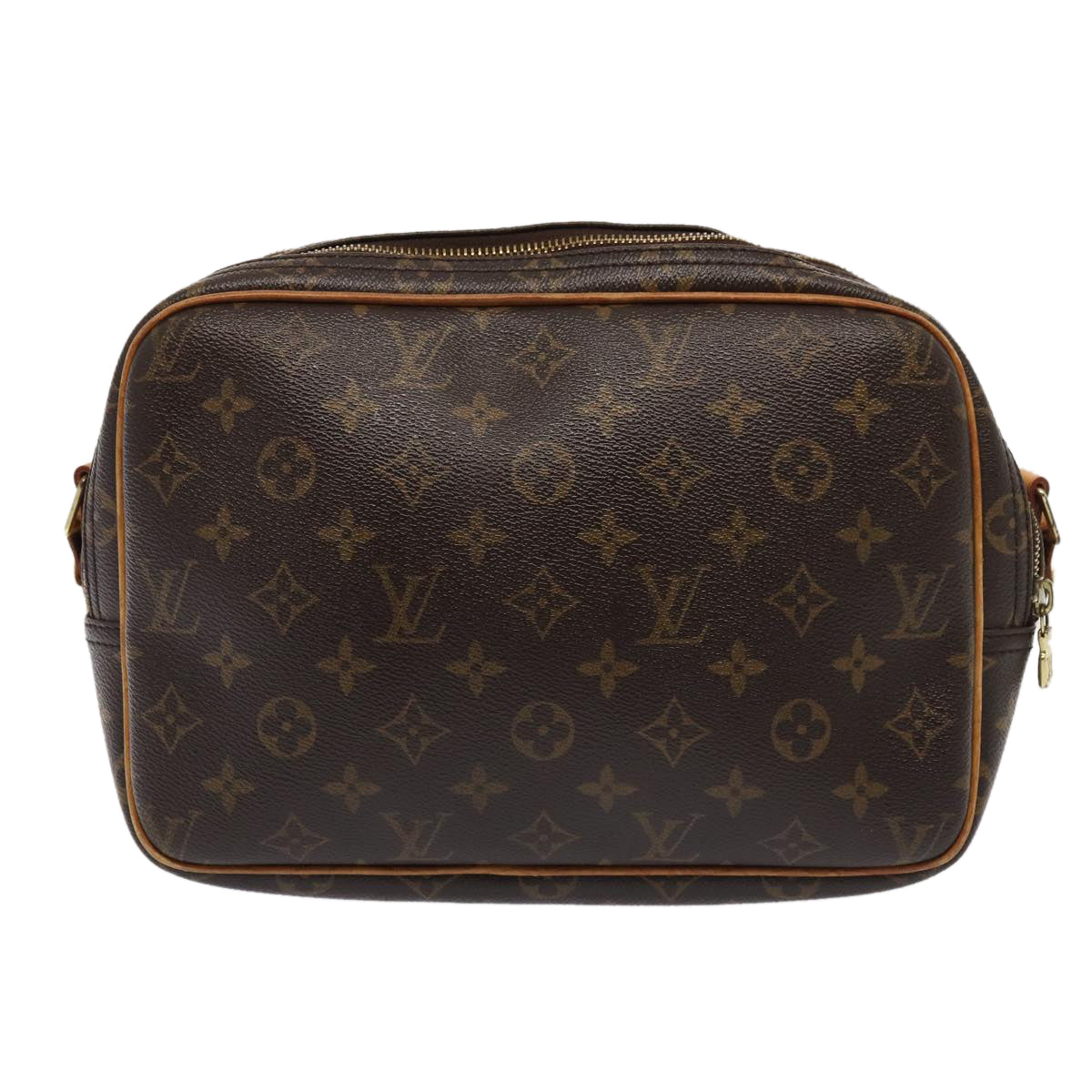 LOUIS VUITTON Monogram Reporter PM Shoulder Bag LV Auth