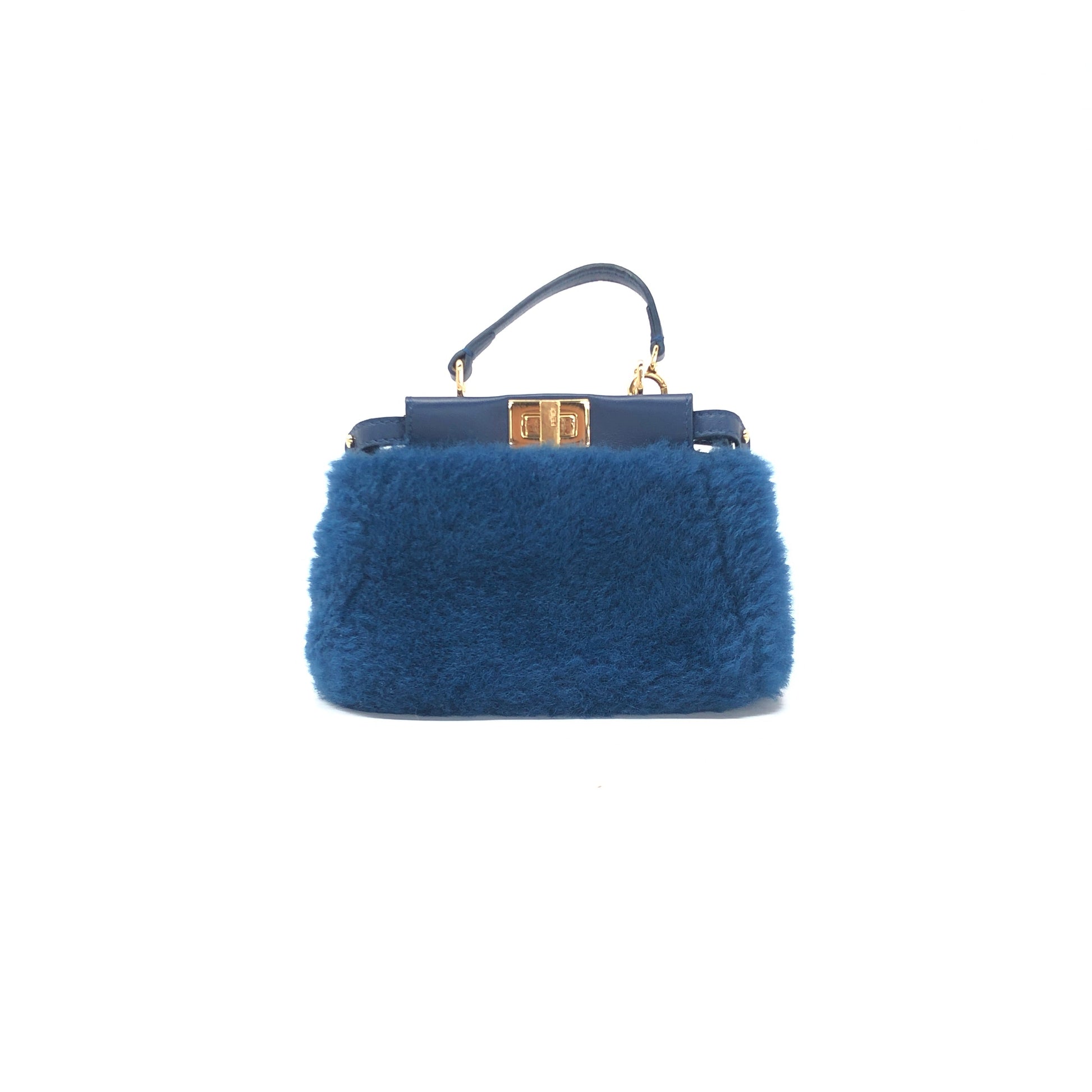 Fendi Fendi Strike Large Canvas Leather Backpack