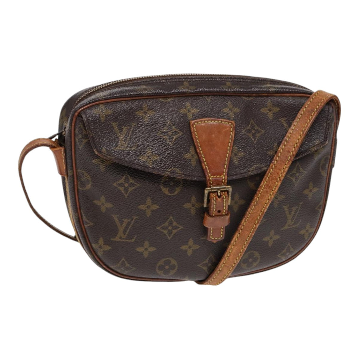 LOUIS VUITTON Monogram Jeune Fille MM Shoulder Bag LV Auth