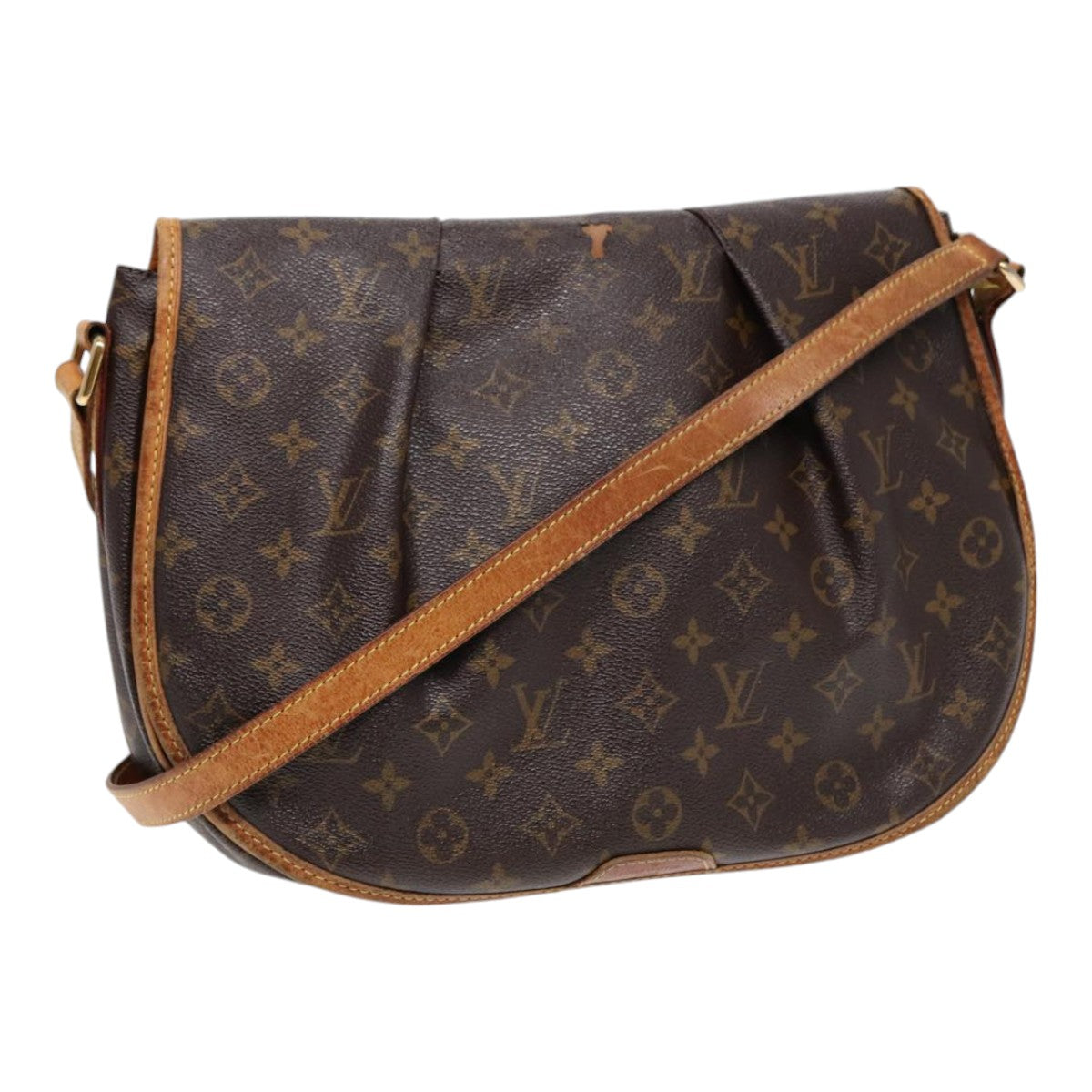 LOUIS VUITTON Monogram Menilmontant MM Shoulder Bag LV Auth