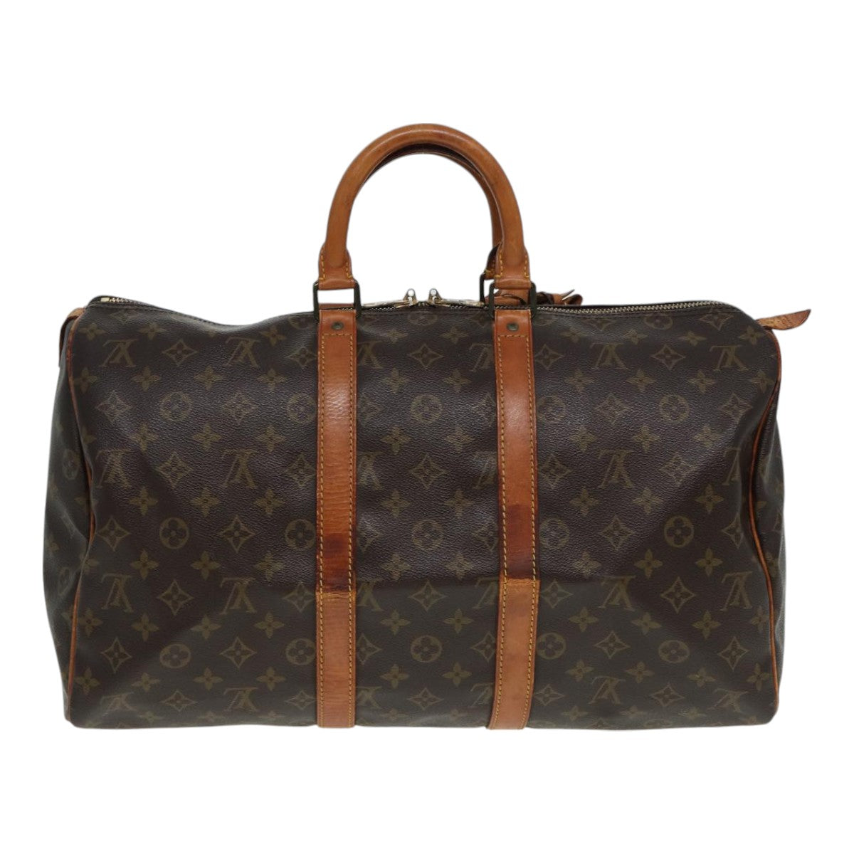 LOUIS VUITTON Monogram Keepall 45 Boston Bag LV Auth