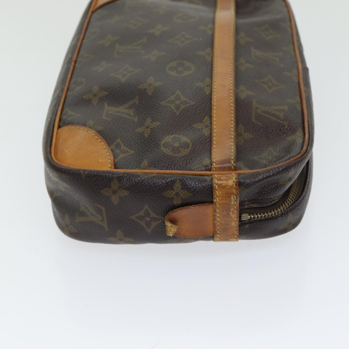 LOUIS VUITTON Monogram Compiegne 28 Clutch Bag LV Auth