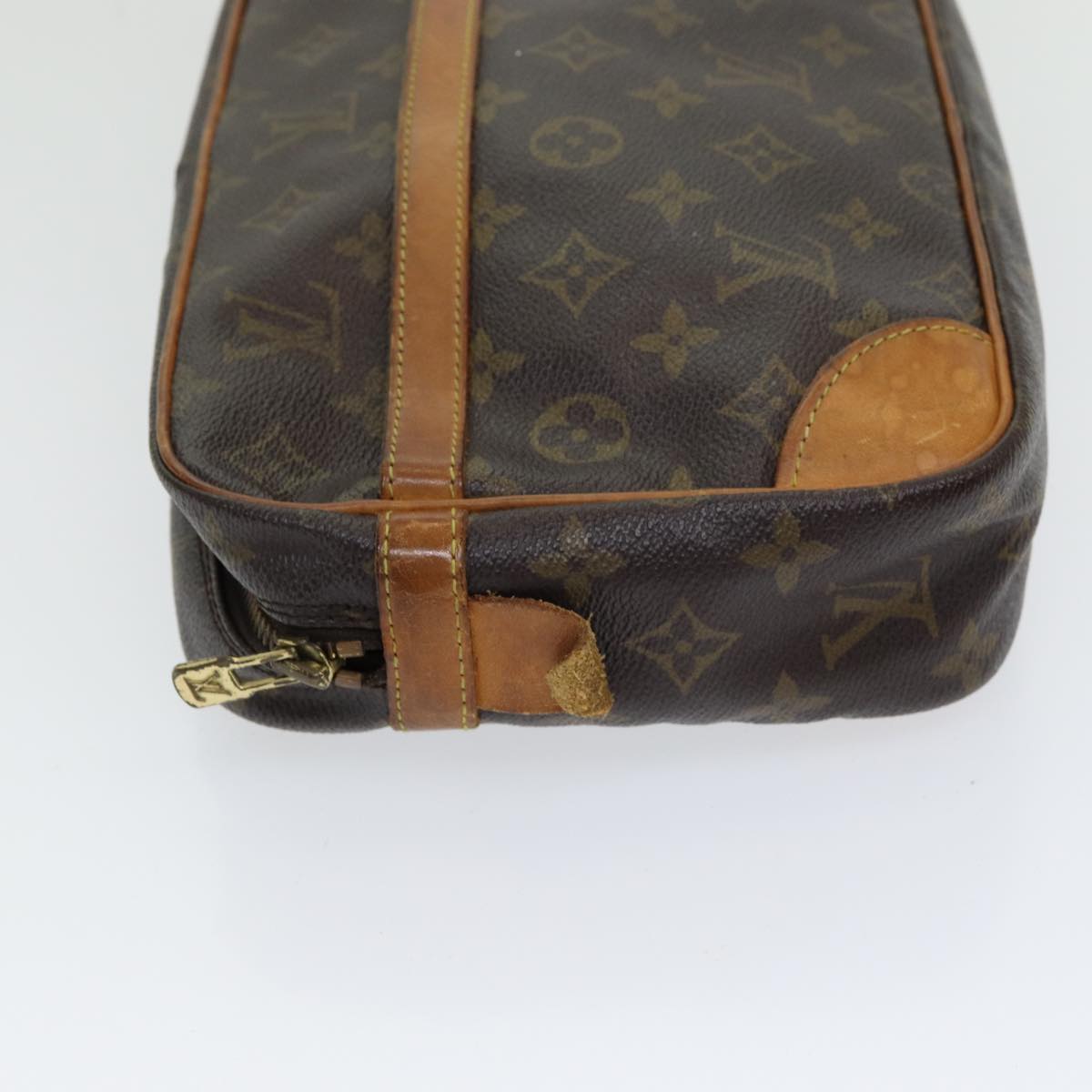 LOUIS VUITTON Monogram Compiegne 28 Clutch Bag LV Auth