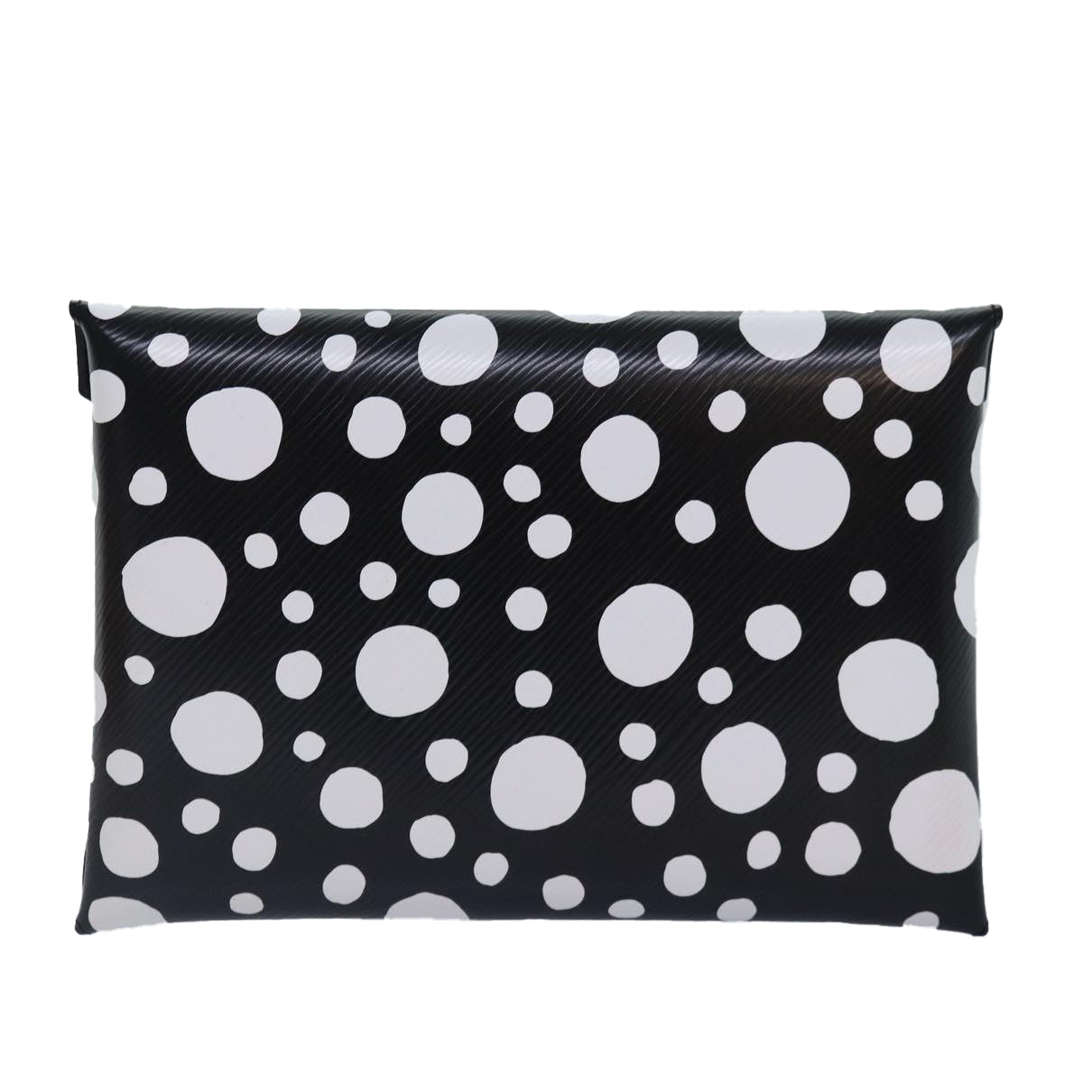 LOUIS VUITTON Epi Yayoi Kma Pochette Kirigami Pouch Black Auth 86284S