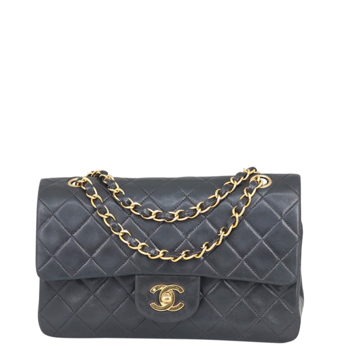 Chanel Classic Double Flap Small | Black Lambskin GH
