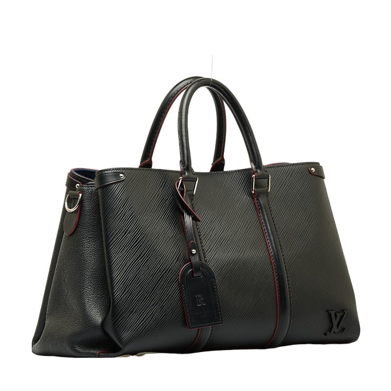Louis Vuitton Epic Suffron NV MM Handbag Shoulder Bag 2WAY M55610 Noir Black Red Leather Louis Vuitton