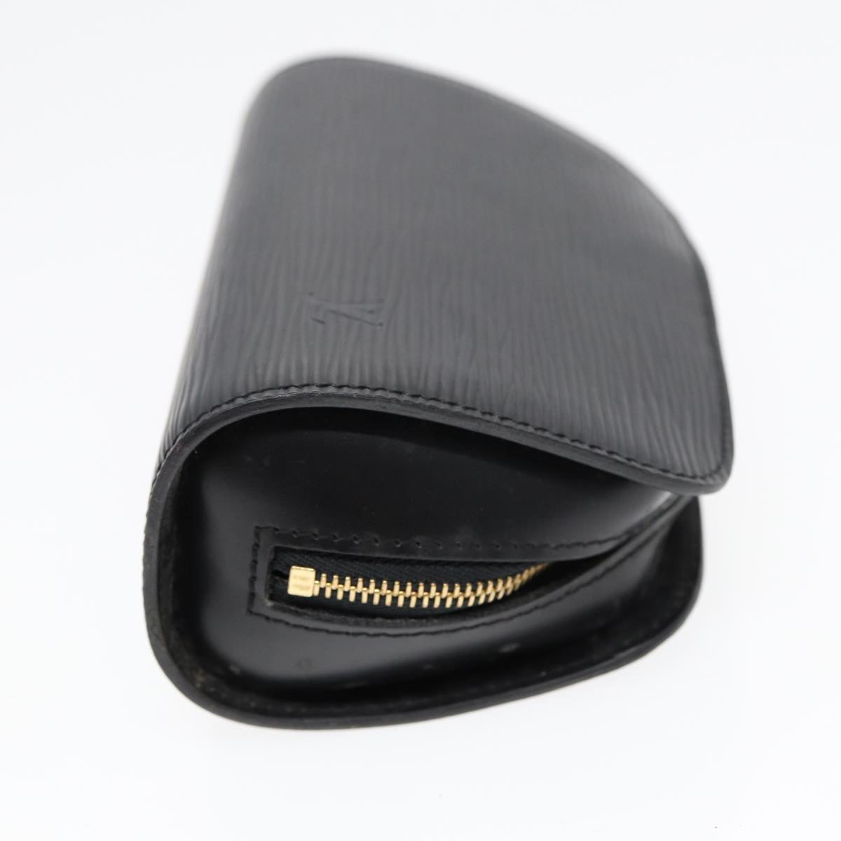 LOUIS VUITTON Epi Dauphine PM Pouch Black LV Auth