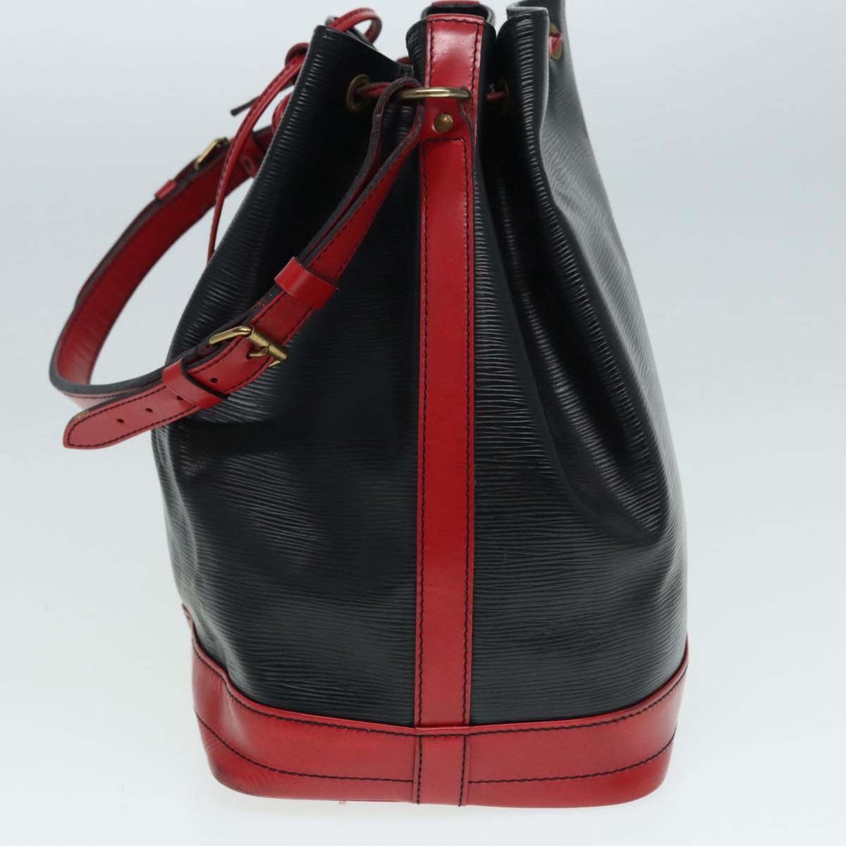 LOUIS VUITTON Epi Noe Shoulder Bag By color Black Red LV Auth